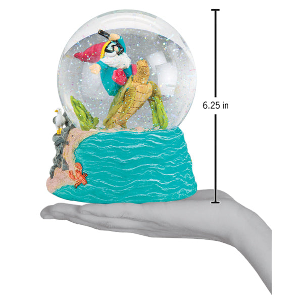 Summer Coastal Gnome Snow Globe Old World Christmas