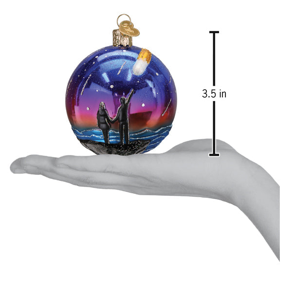 Stargazed Round Ornament Old World Christmas