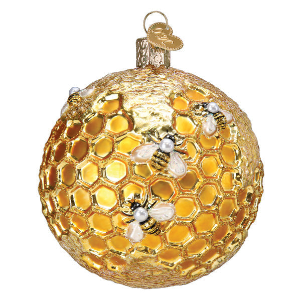 Bee Blessed Round Ornament Old World Christmas