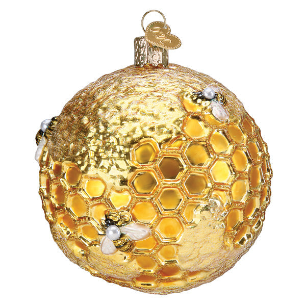 Bee Blessed Round Ornament Old World Christmas