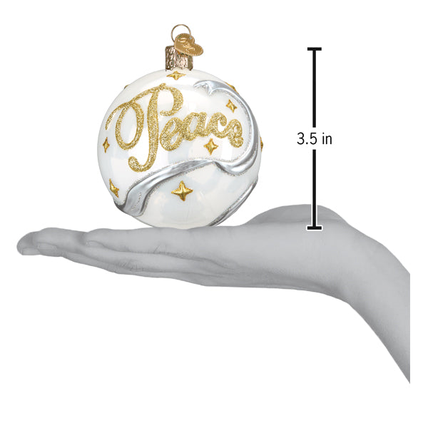 Peace & Joy Round Ornament Old World Christmas