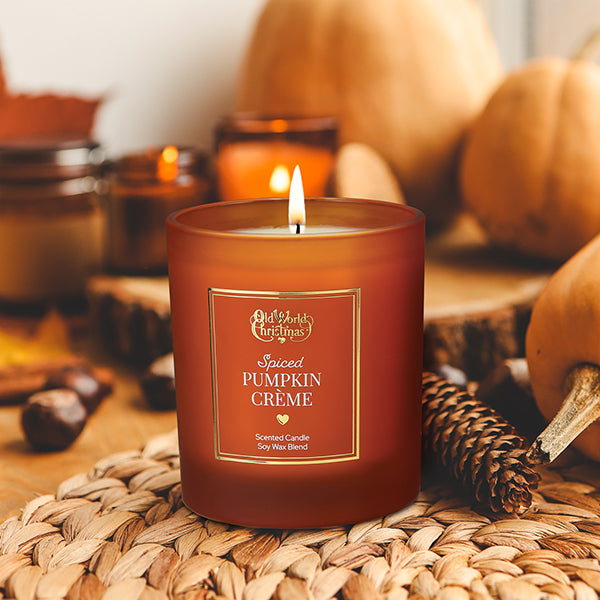 Spiced Pumpkin Creme Candle Old World Christmas