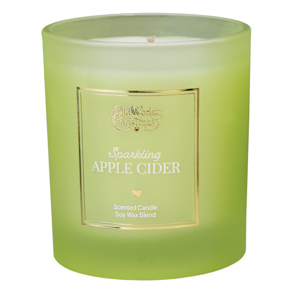 Sparkling Apple Cider Candle Old World Christmas