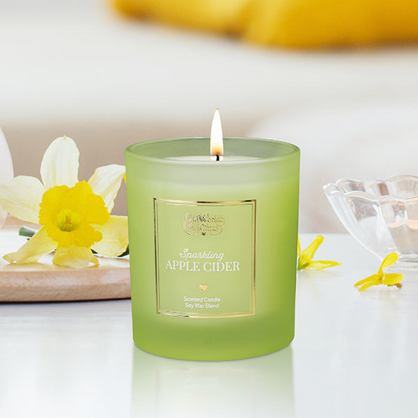 Sparkling Apple Cider Candle Old World Christmas