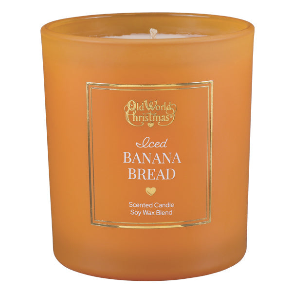 Iced Banana Bread Candle Old World Christmas