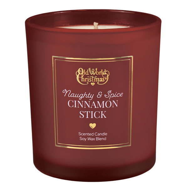 Naughty & Spice Cinnamon Stick Candle Old World Christmas