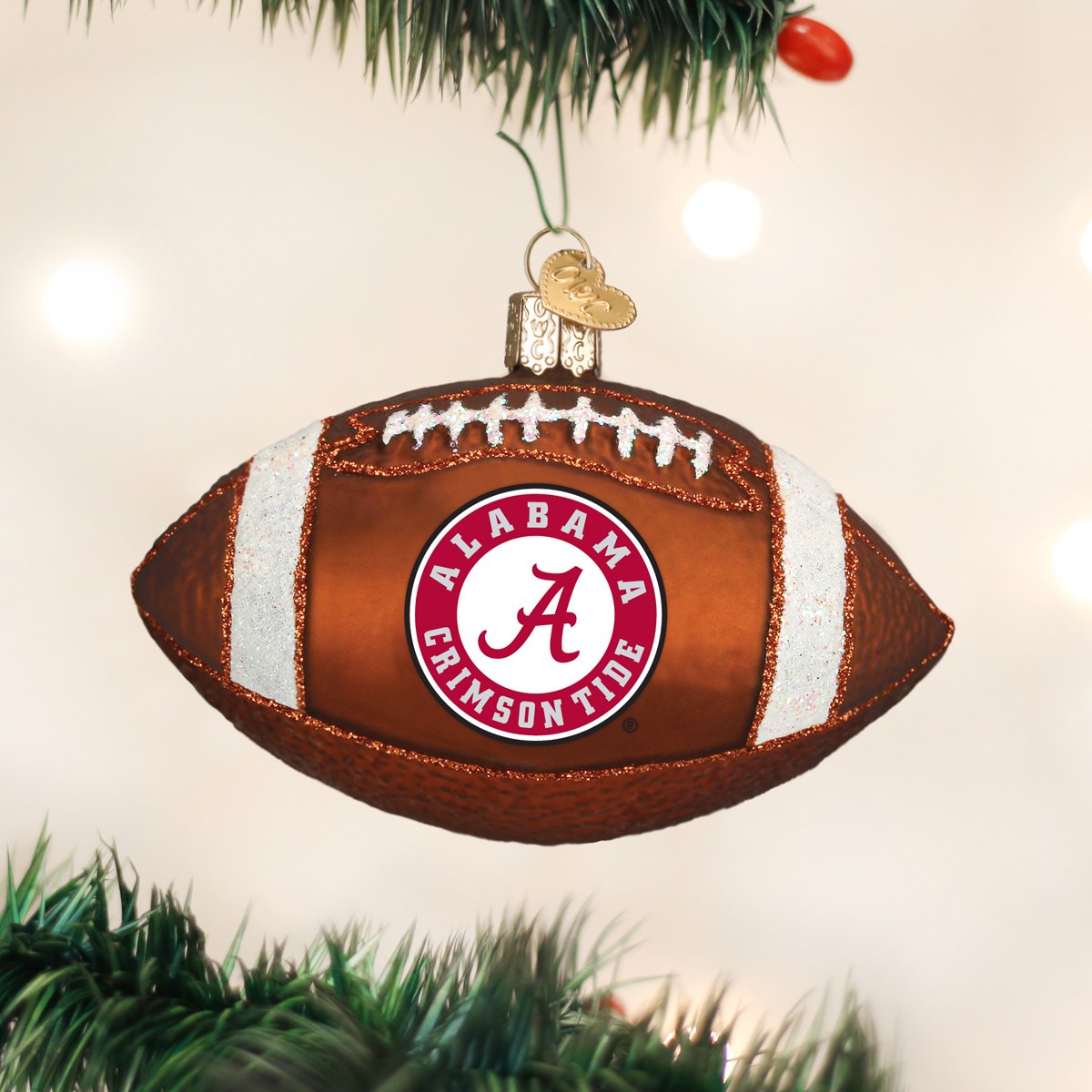 Alabama Football Ornament Old World Christmas