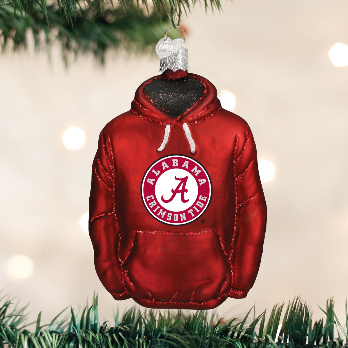 Alabama Hoodie Ornament Old World Christmas