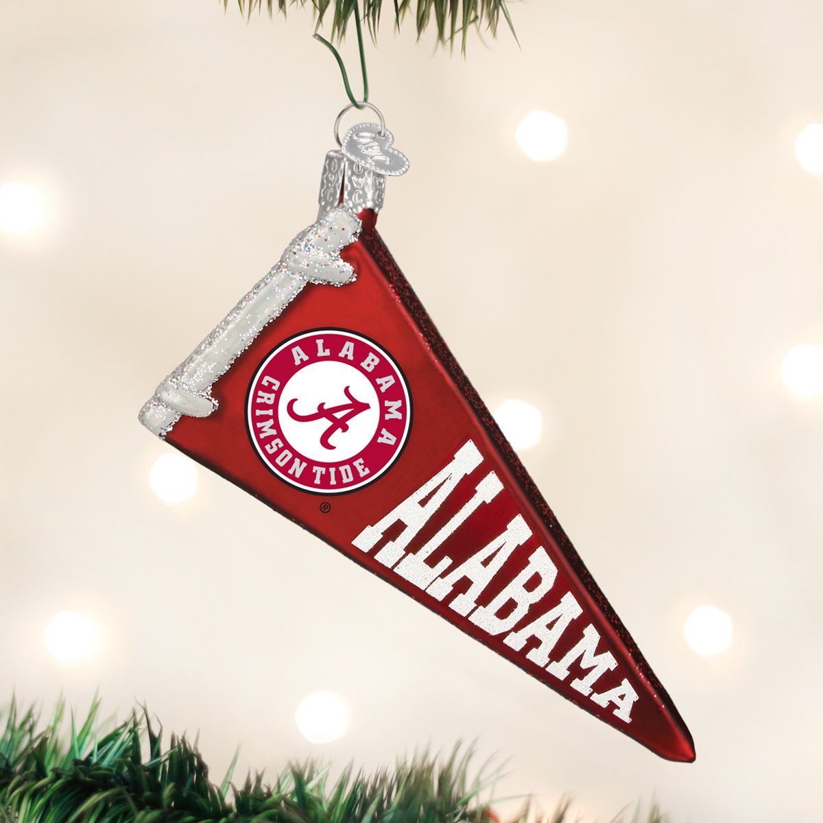 Alabama Pennant Ornament Old World Christmas