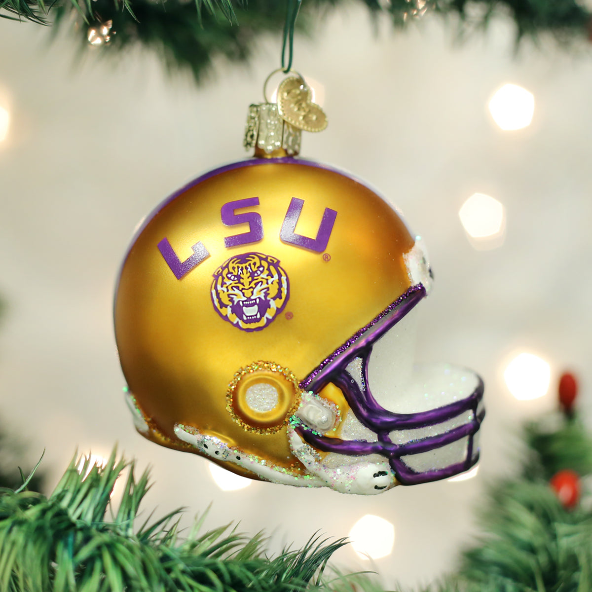 LSU Helmet Ornament Old World Christmas