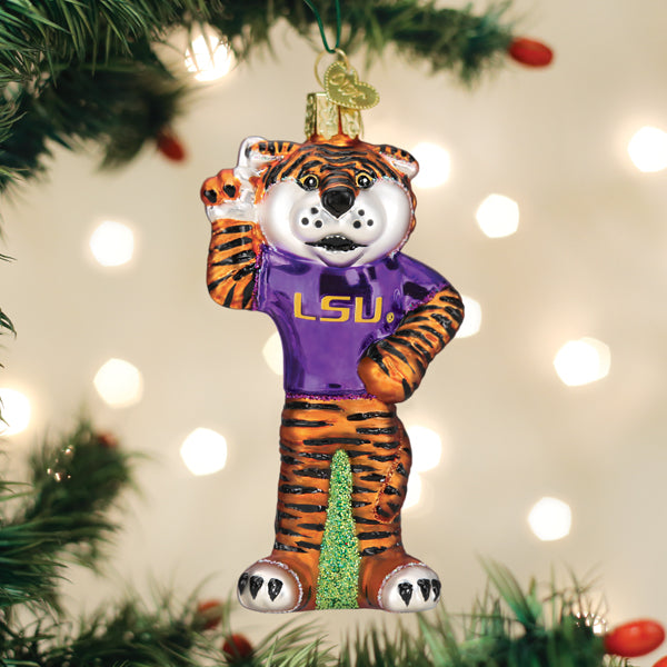 LSU Mike The Tiger Ornament Old World Christmas