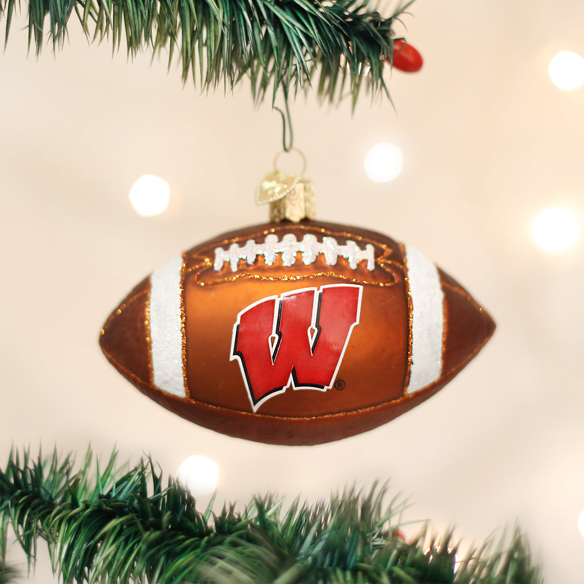 Wisconsin Football Ornament Old World Christmas