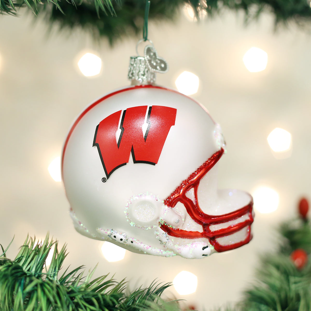 Wisconsin Helmet Ornament Old World Christmas