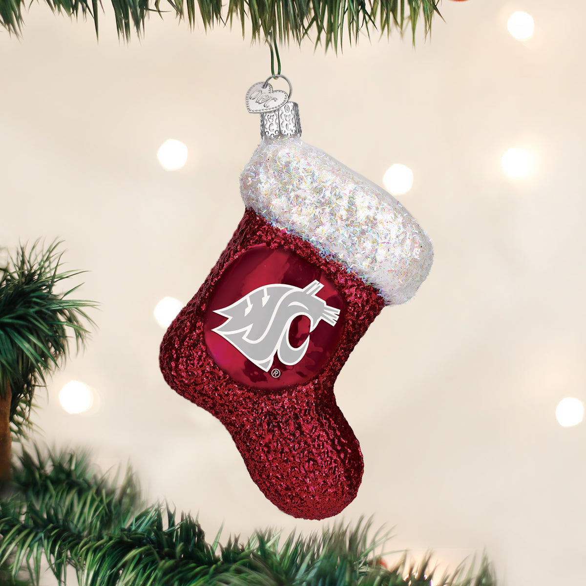WSU Stocking Ornament Old World Christmas