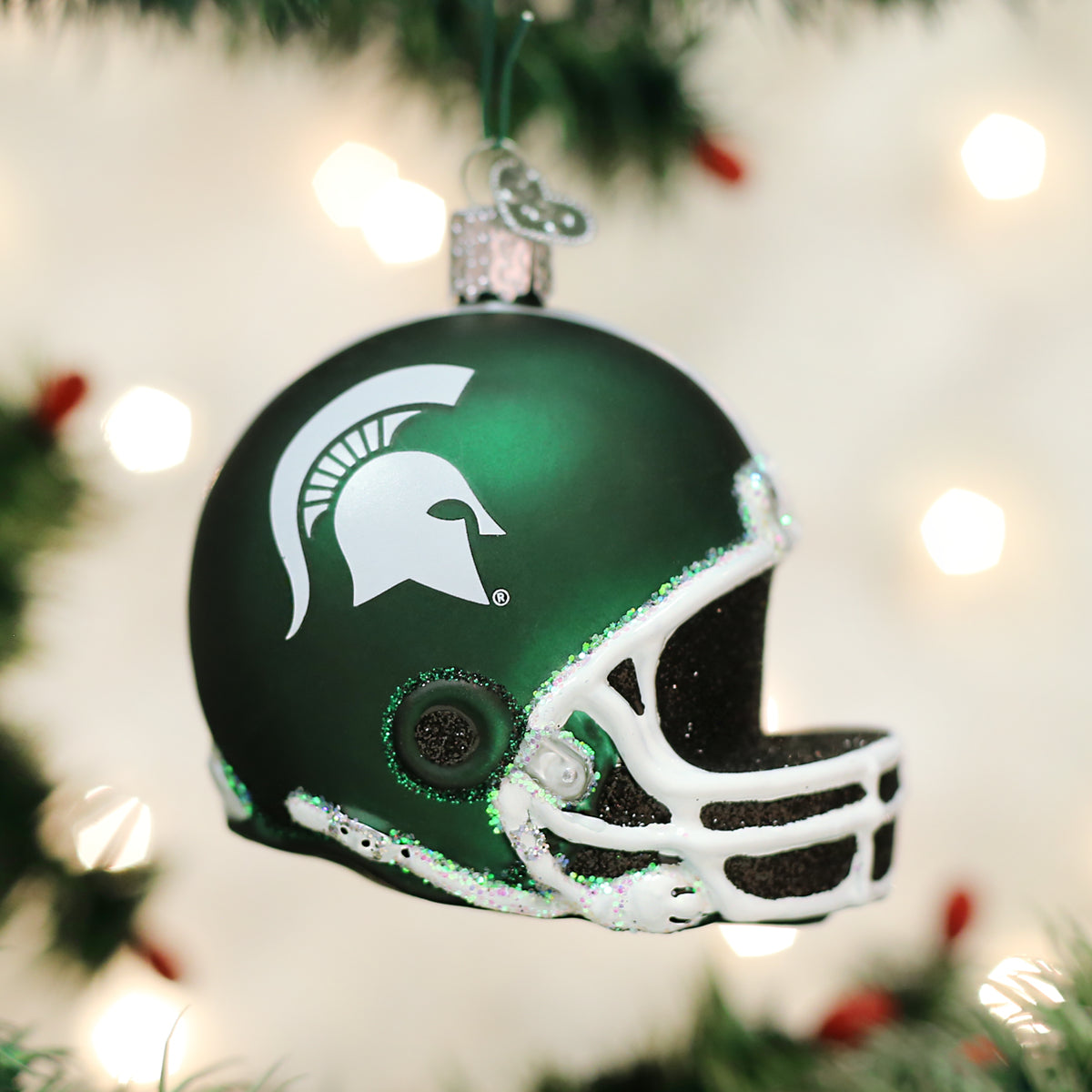 Michigan State Helmet Old World Christmas