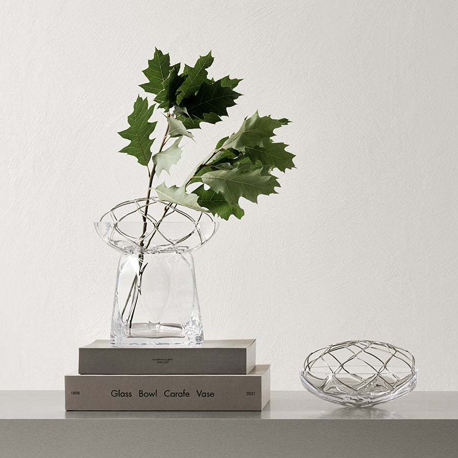 Bloom Vase Low Orrefors