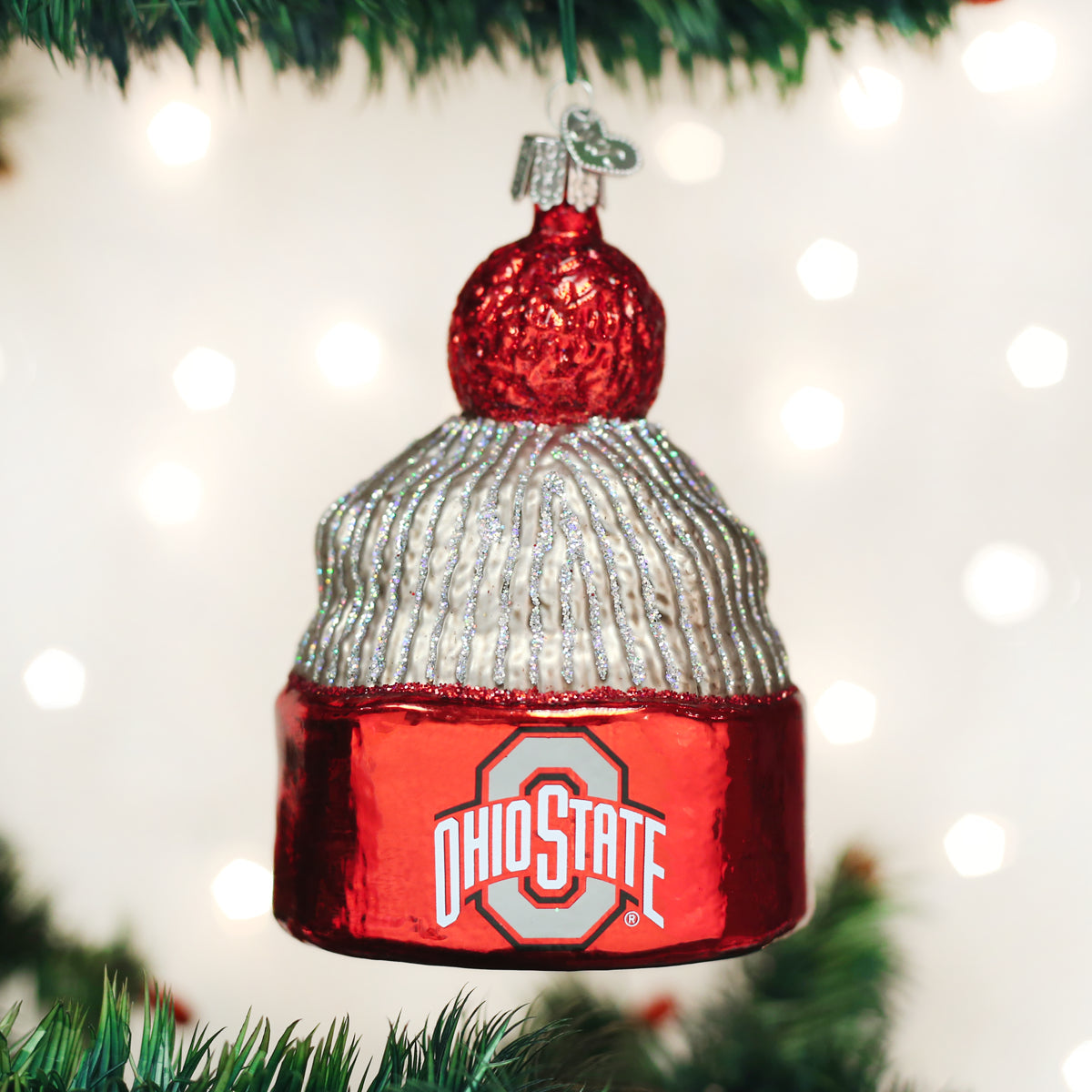 Ohio State Beanie Ornament Old World Christmas