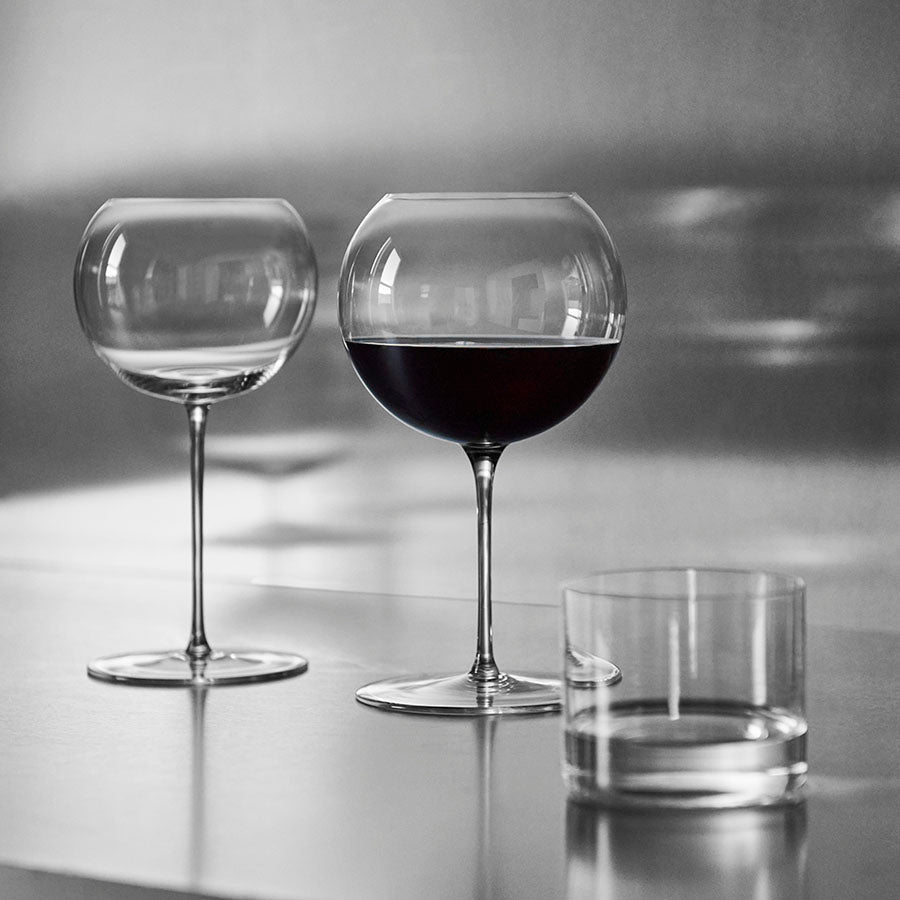 Geometry Red Wine - Set of 2 Orrefors