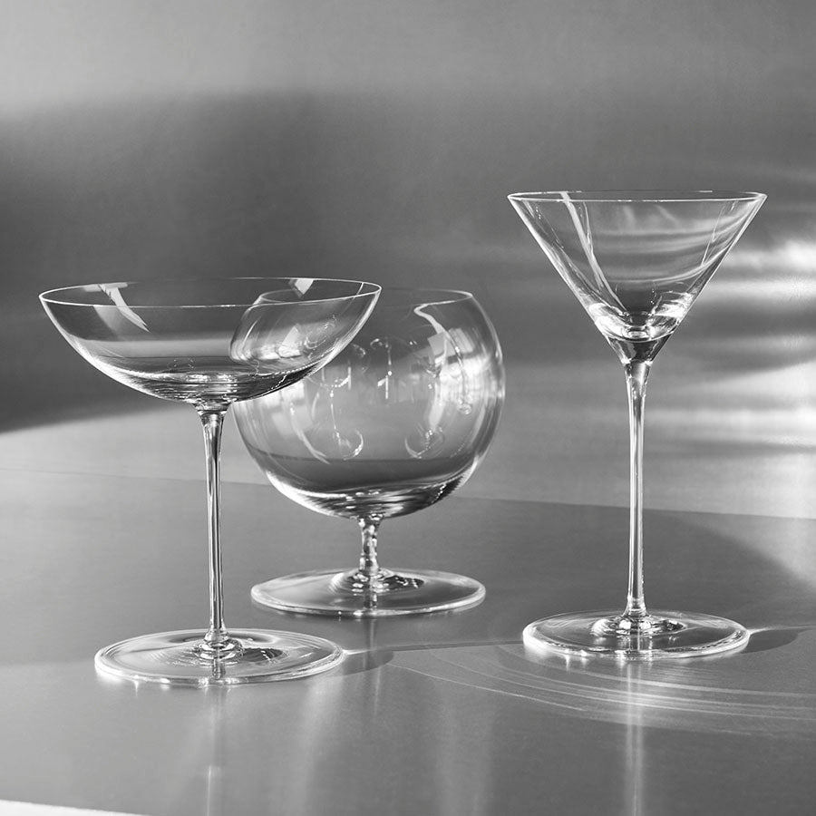 Geometry Cognac - Set of 2 Orrefors