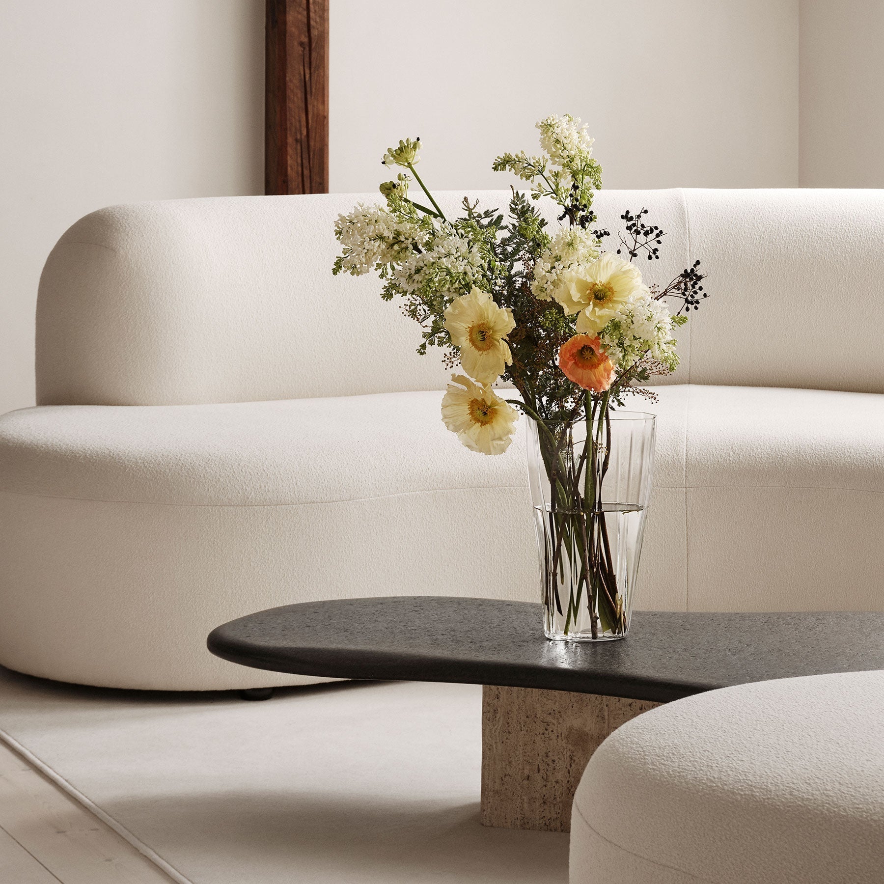 Reed Vase Clear Medium Orrefors