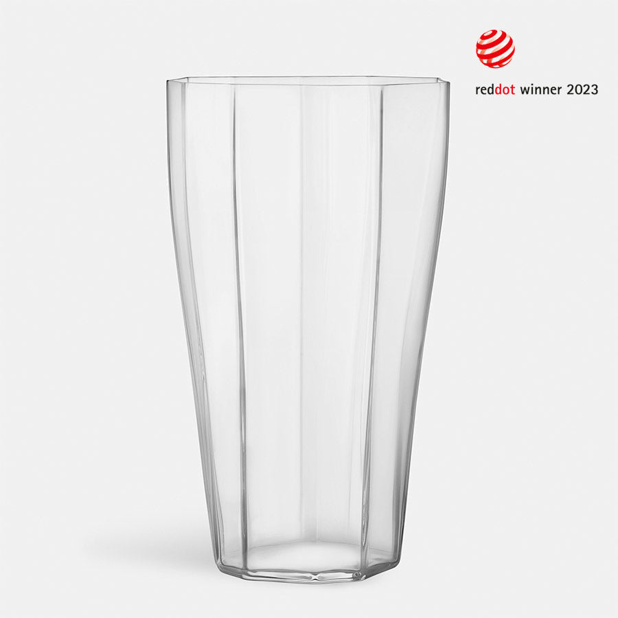 Reed Vase Clear Large Orrefors
