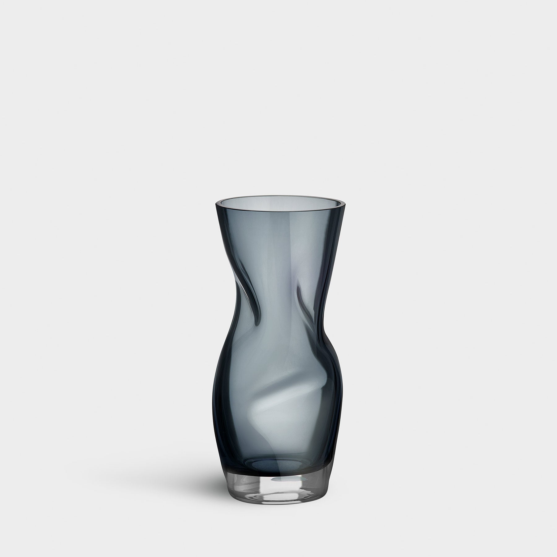 Squeeze Blue/Gray Vase Small Orrefors