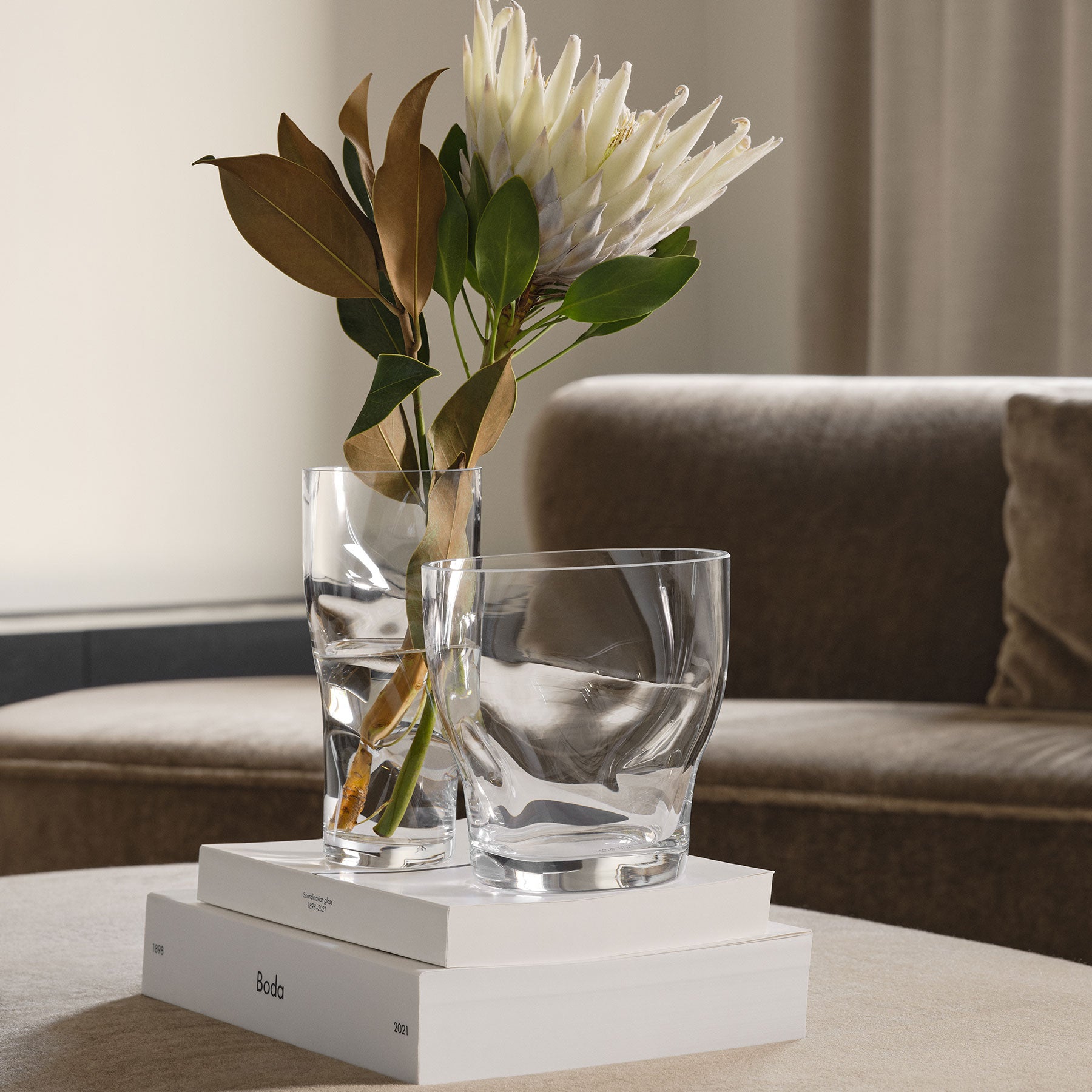 Squeeze Clear Vase Small Orrefors