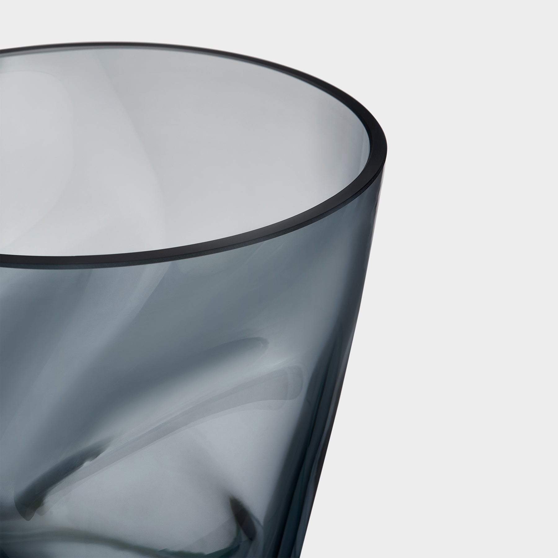 Squeeze Blue/Gray Tulip Vase Orrefors