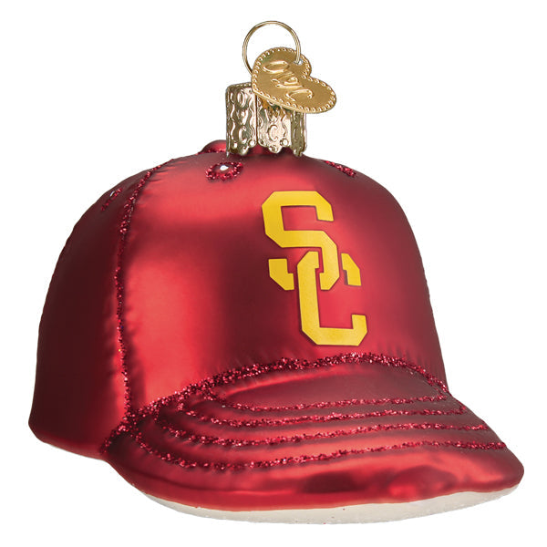 USC Baseball Cap Ornament Old World Christmas