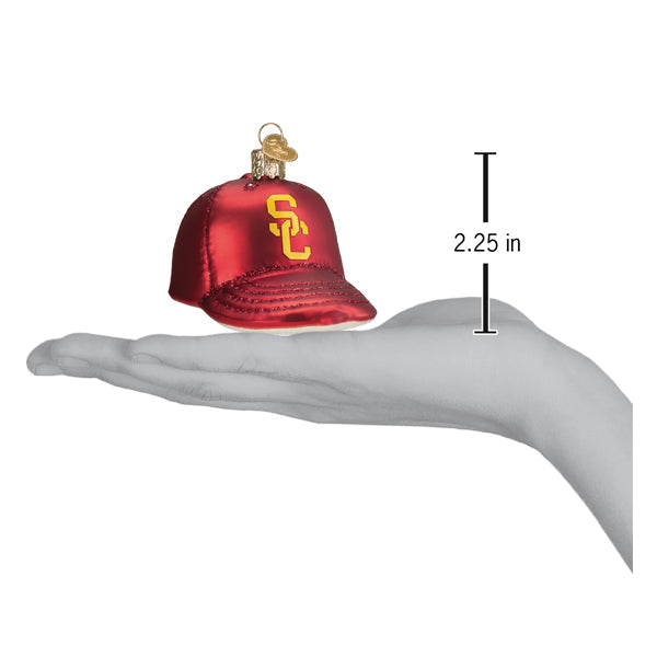 USC Baseball Cap Ornament Old World Christmas