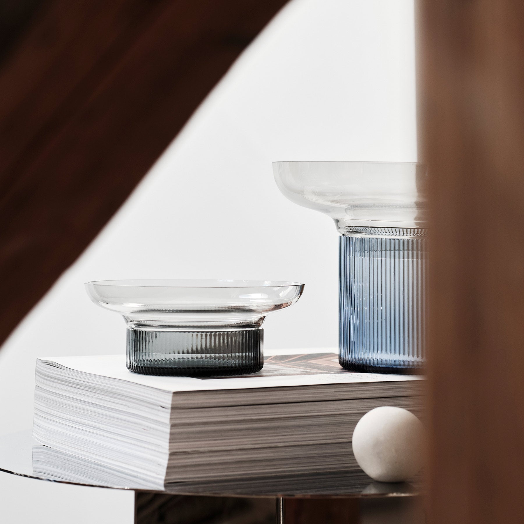 Ensemble Smokey Blue/Gray Small Orrefors