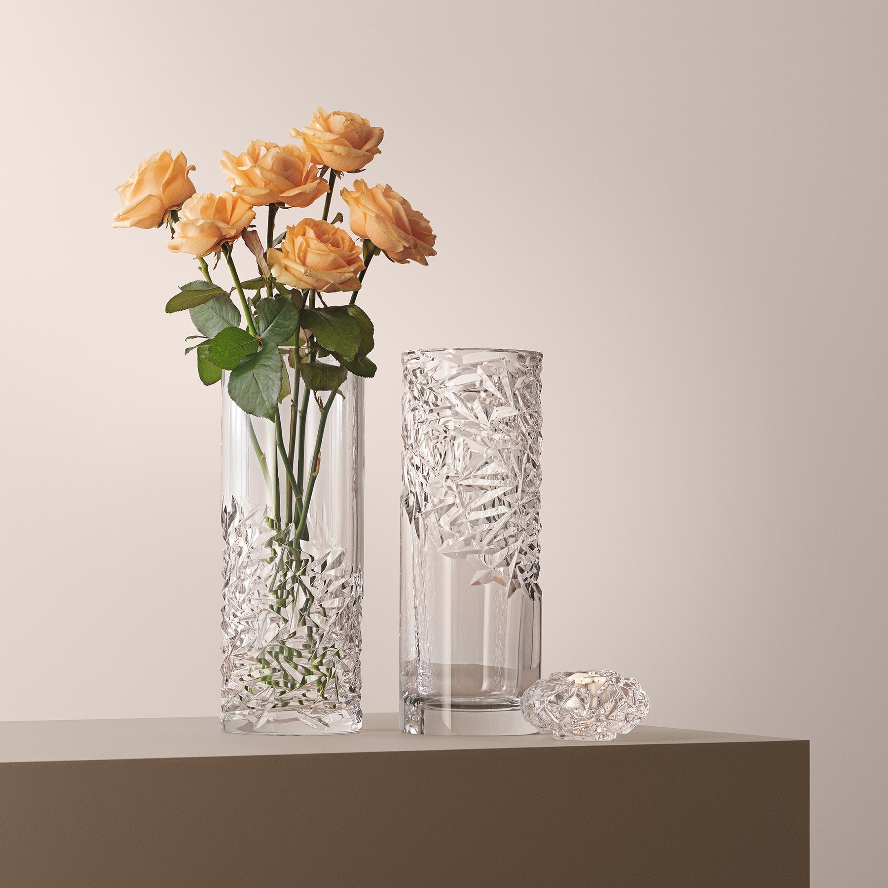 Carat Vase Lower Cut Orrefors