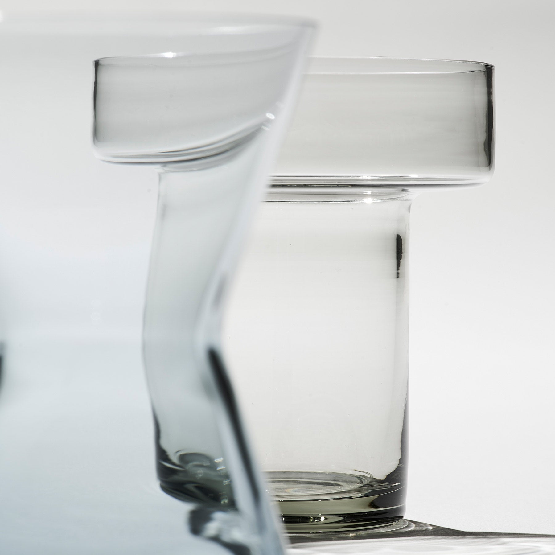 Midsummer Peach-Leaved Bellflower Vase Orrefors