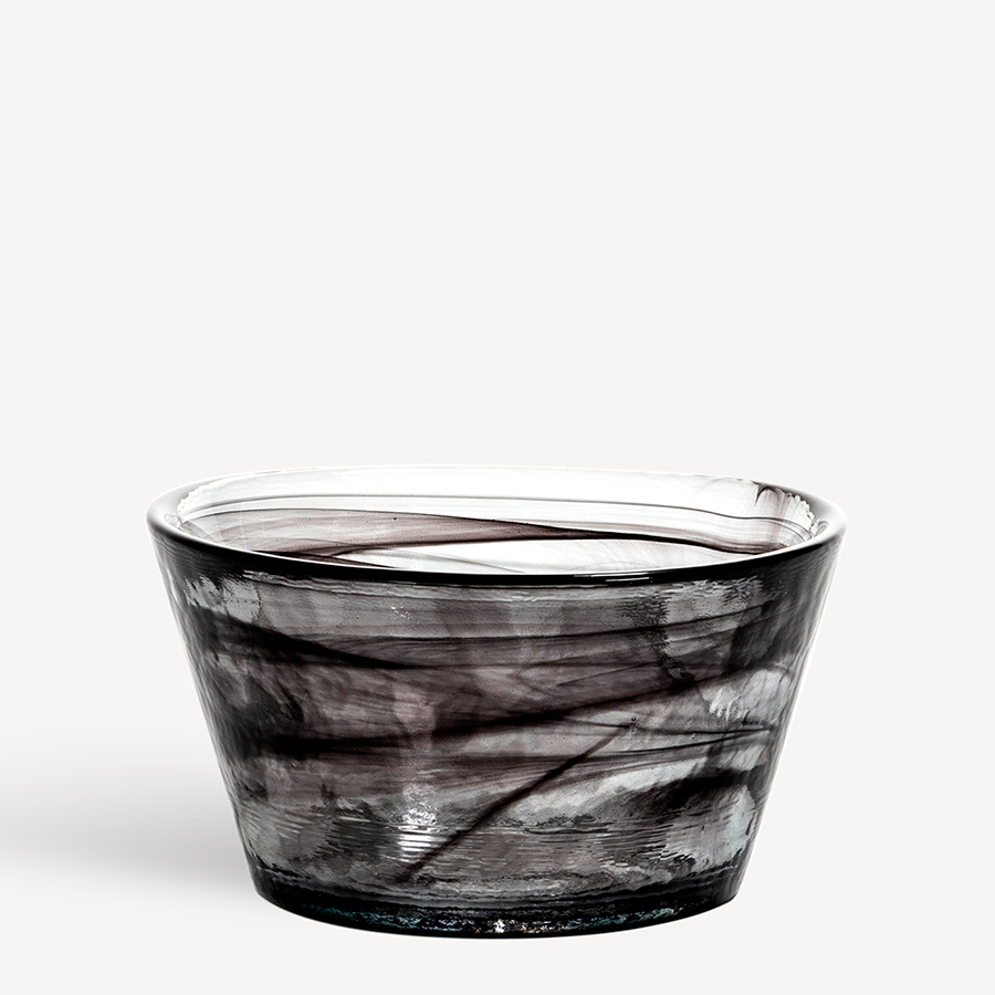 Mine Black Bowl Kosta Boda