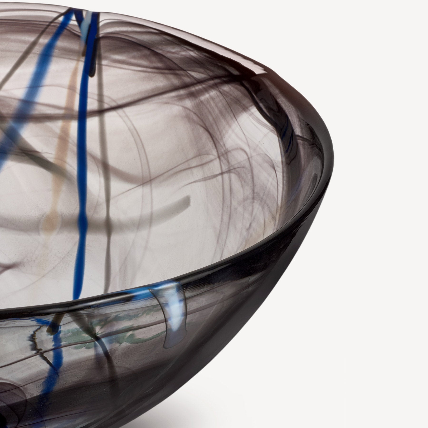 Contrast Black Bowl Large Kosta Boda