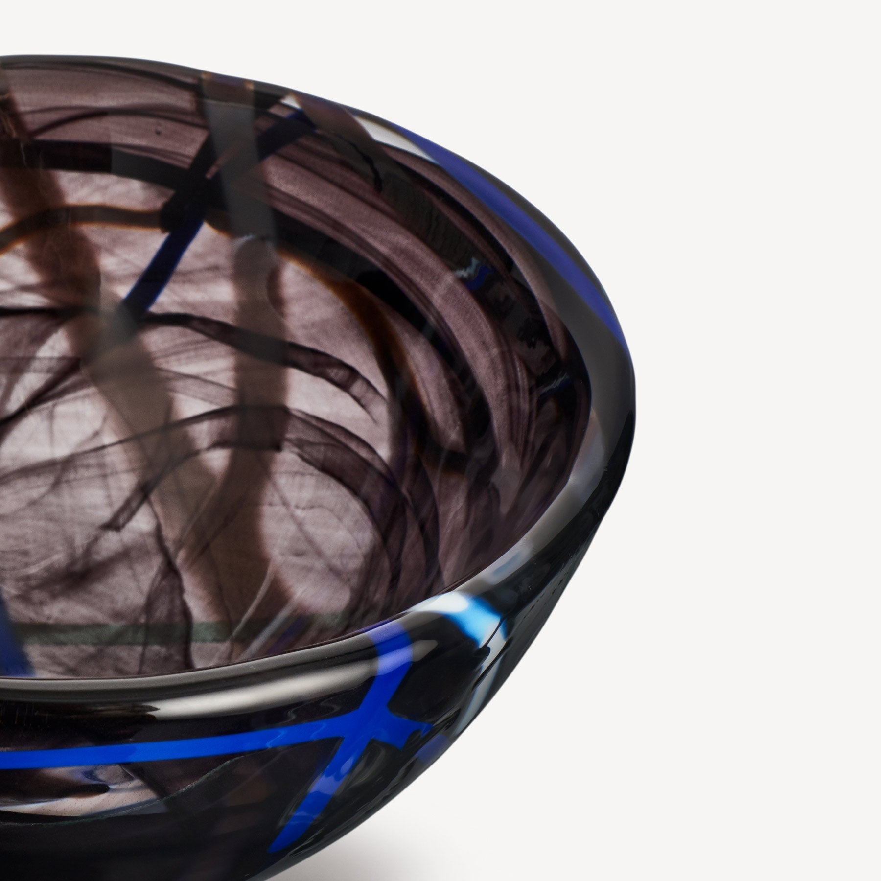 Contrast Black Bowl Small Kosta Boda