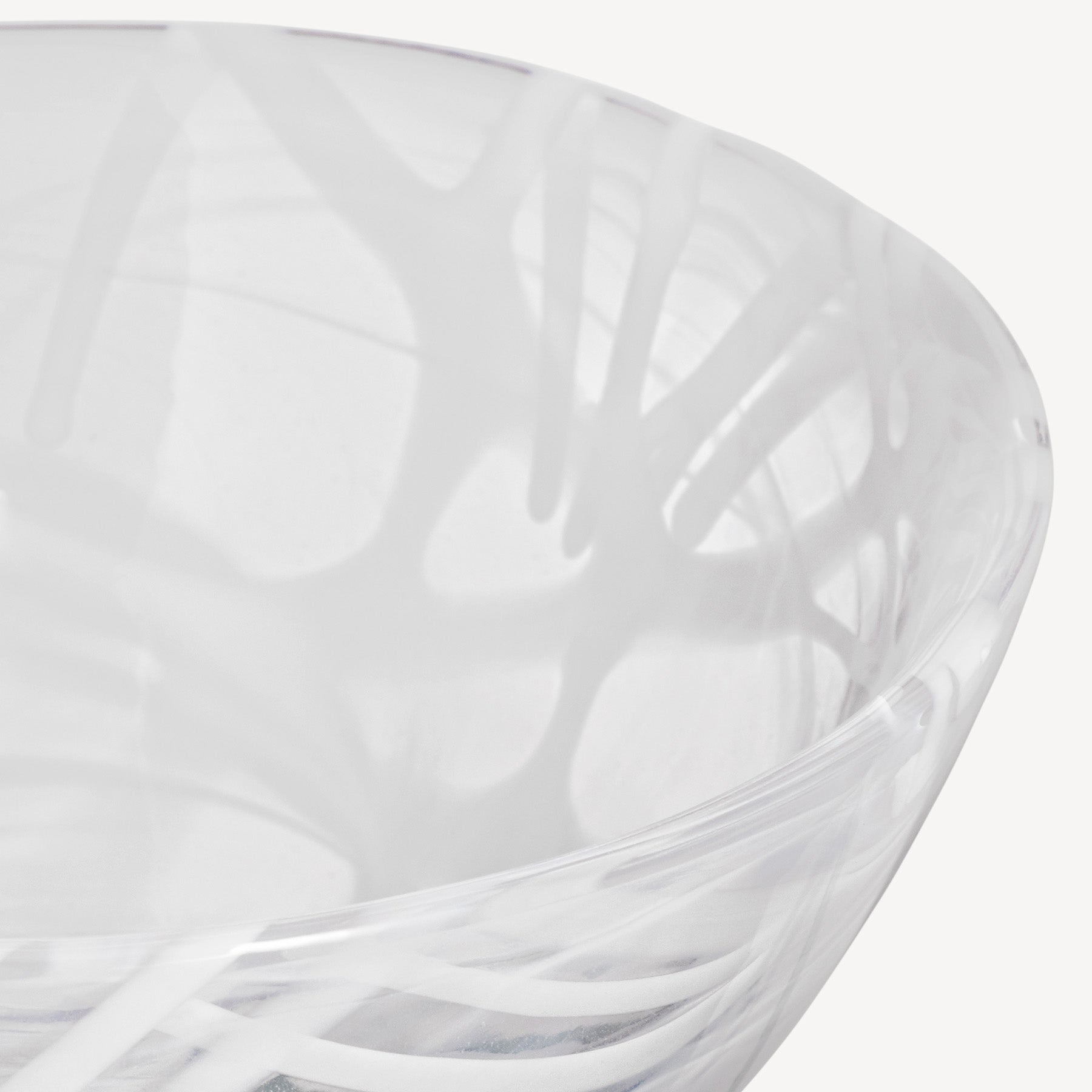 Contrast Bowl White/White Small Kosta Boda