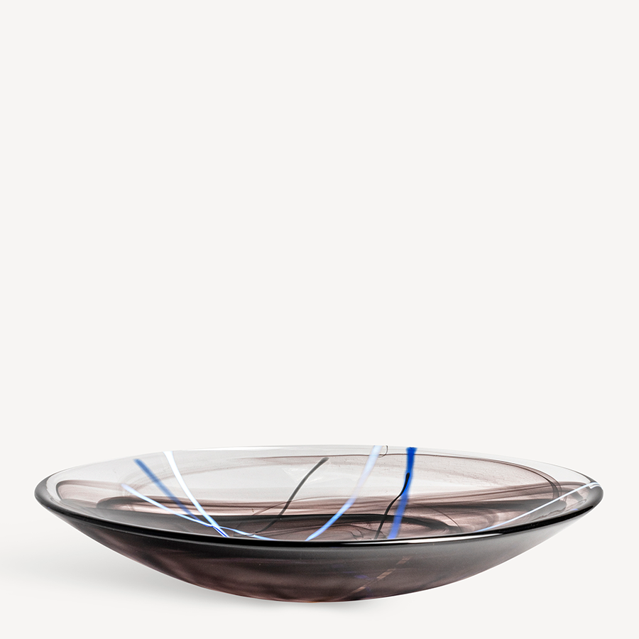 Contrast Black Dish Kosta Boda