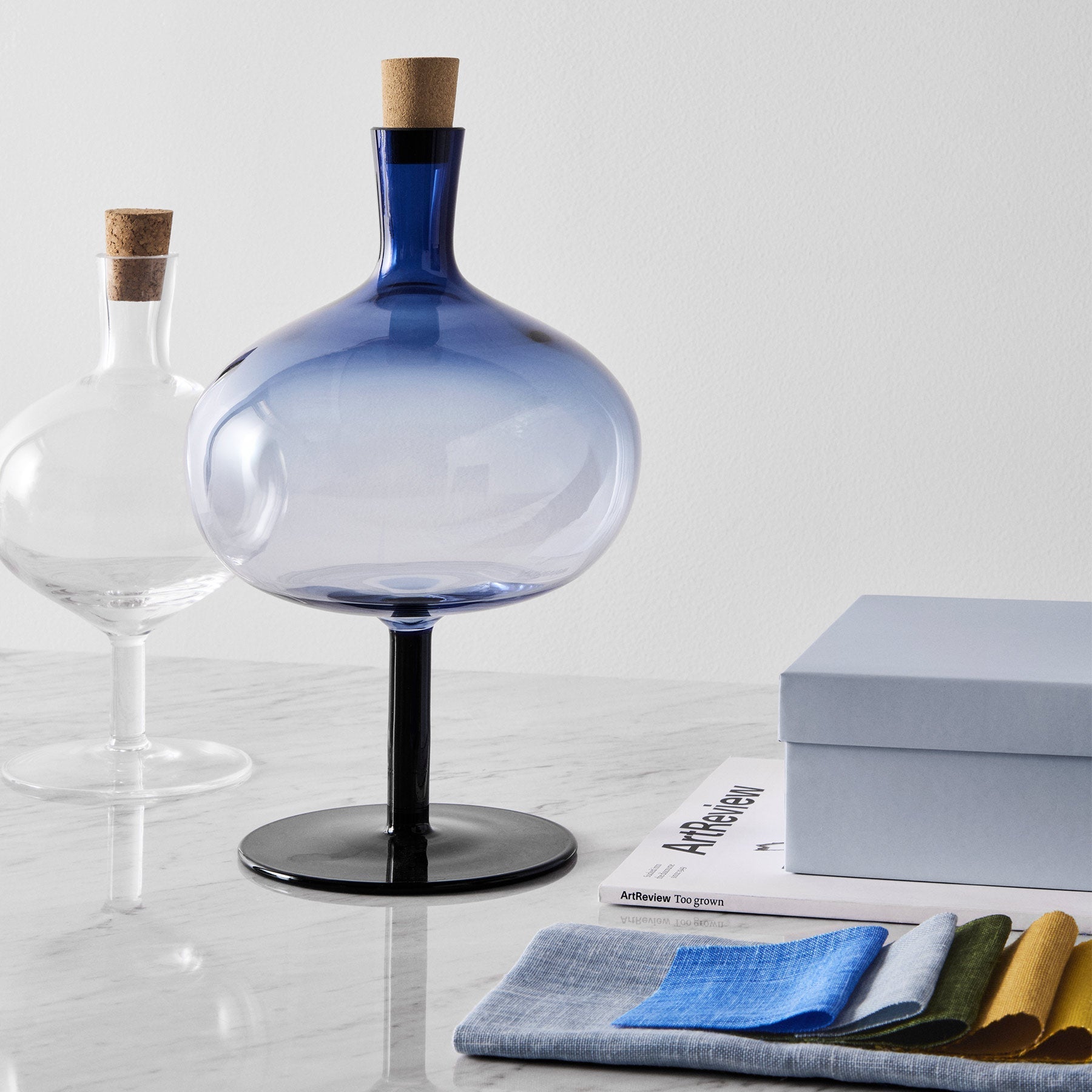 Bod Bottle Midnight Blue Large Kosta Boda