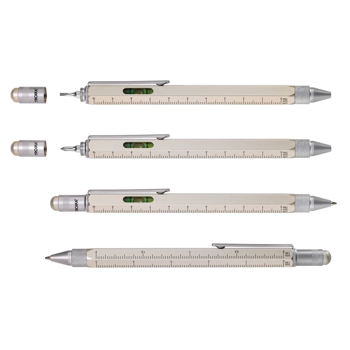Troika Construction Ballpoint Tool Pen: Black Gold