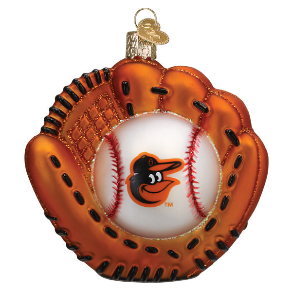 Orioles Baseball Mitt Ornament Old World Christmas