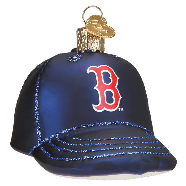 Red Sox Baseball Cap Ornament Old World Christmas