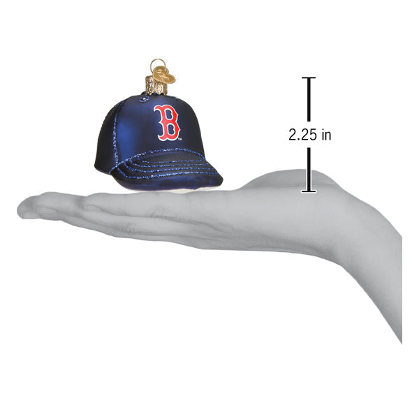 Red Sox Baseball Cap Ornament Old World Christmas