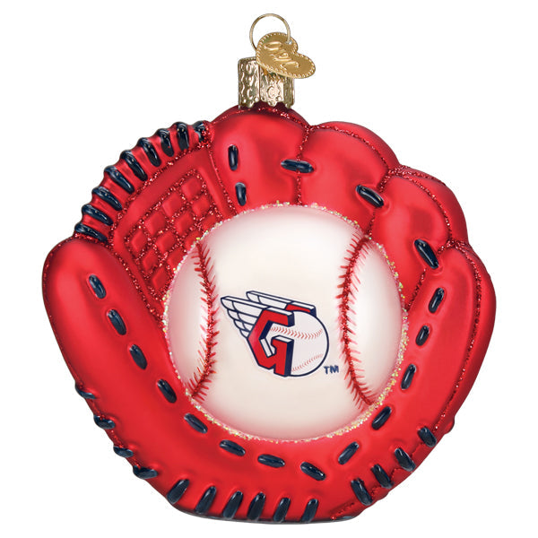 Guardians Baseball Mitt Ornament Old World Christmas