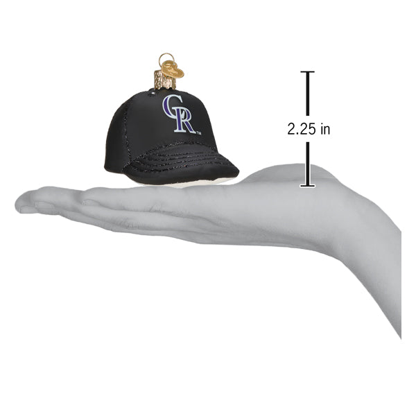 Rockies Baseball Cap Ornament Old World Christmas