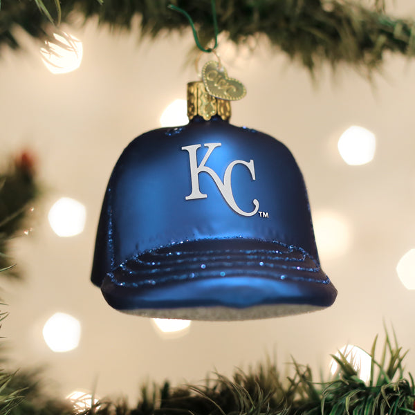 Royals Baseball Cap Ornament Old World Christmas