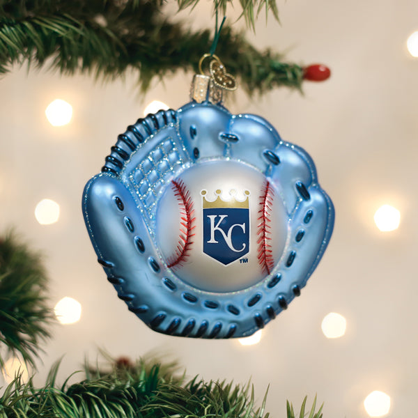 Royals Baseball Mitt Ornament Old World Christmas