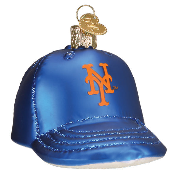 Mets Baseball Cap Ornament Old World Christmas