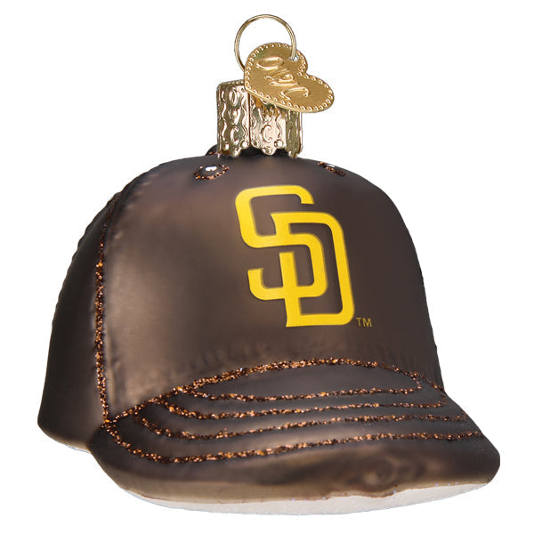 Padres Baseball Cap Ornament Old World Christmas