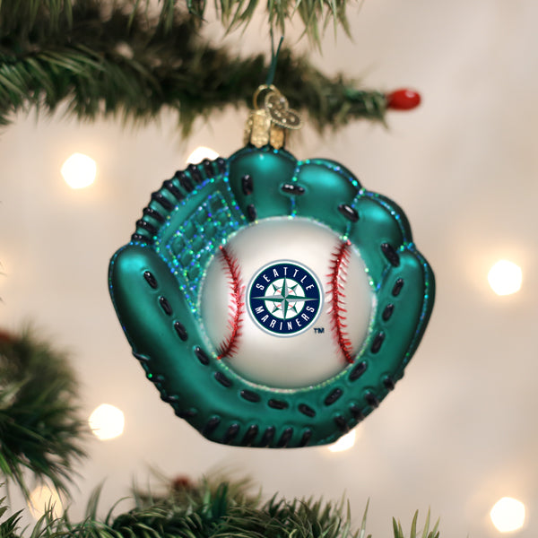 Mariners Baseball Mitt Ornament Old World Christmas